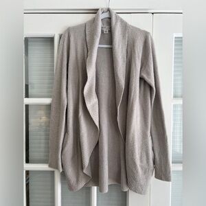 Barefoot Dreams Cozy Chic Lite Circle Cardi / Cardigan / Dove Gray / Size Medium